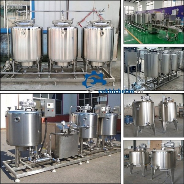 Dây chuyền sản xuất sữa chua, nước trái cây tự động hóa chất lượng tốt